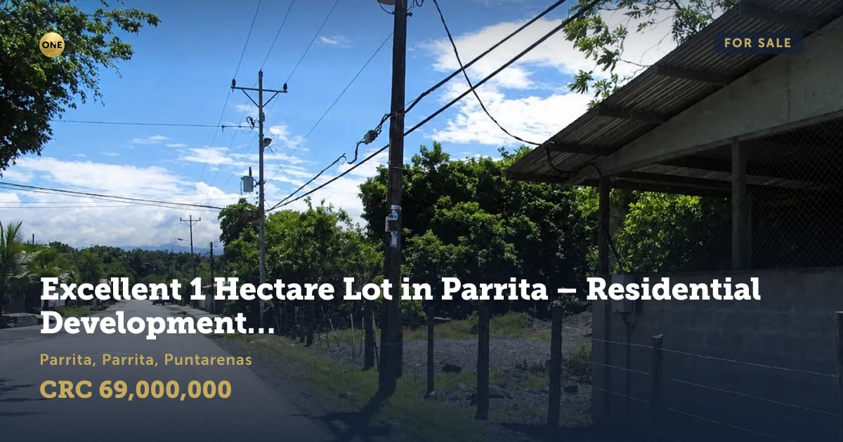 Lot for sale in Parrita, Puntarenas