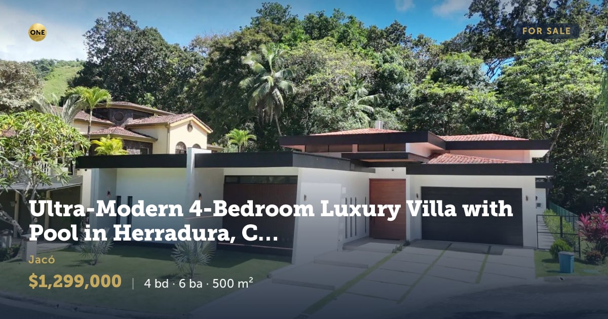 House for sale in Playa Herradura, Puntarenas
