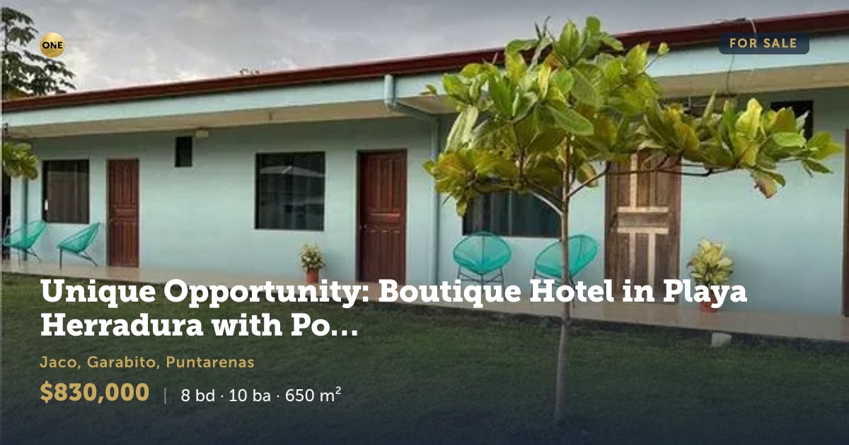 Commercial property for sale in Playa Herradura, Puntarenas