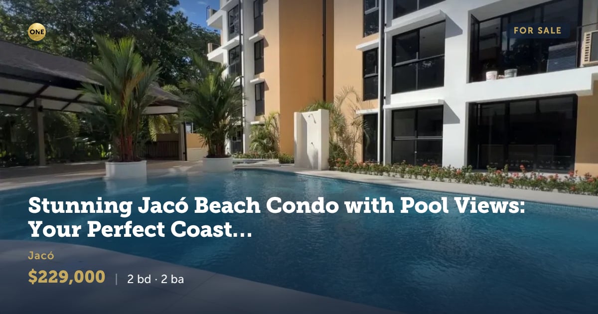 Condo for sale in Jacó, Puntarenas