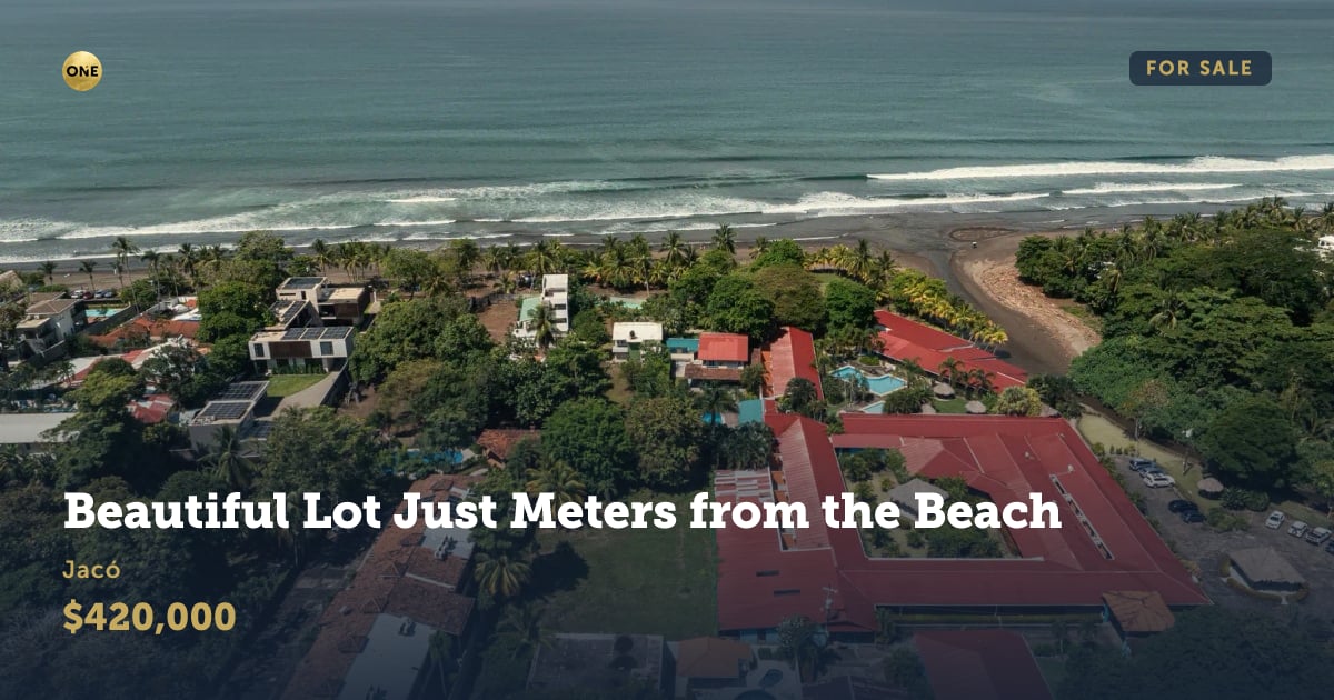 Lot for sale in Jacó, Puntarenas