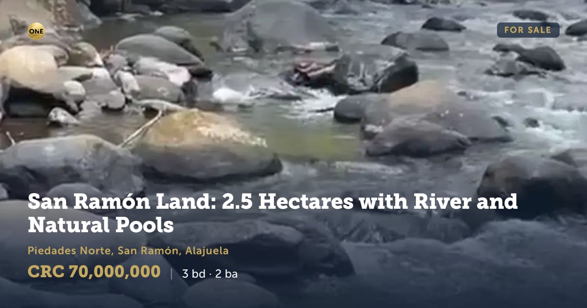 Terreno en venta en San Ramón, Alajuela