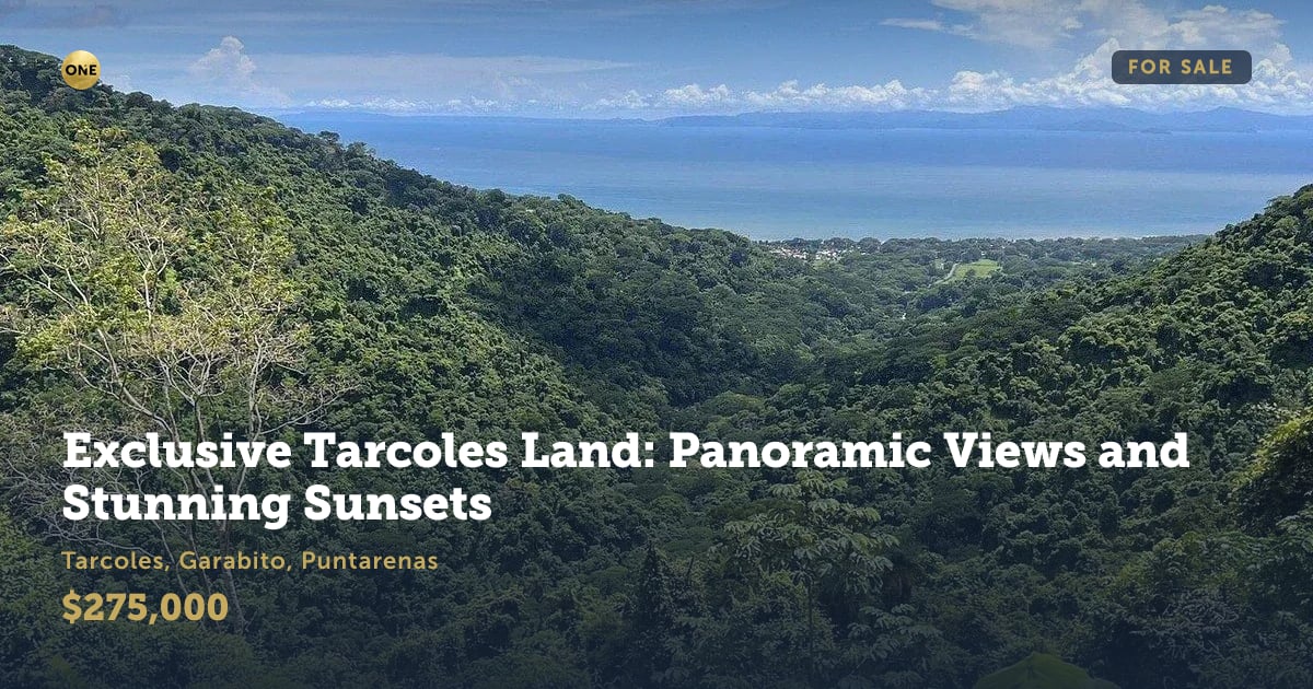 Lot for sale in Tárcoles, Puntarenas