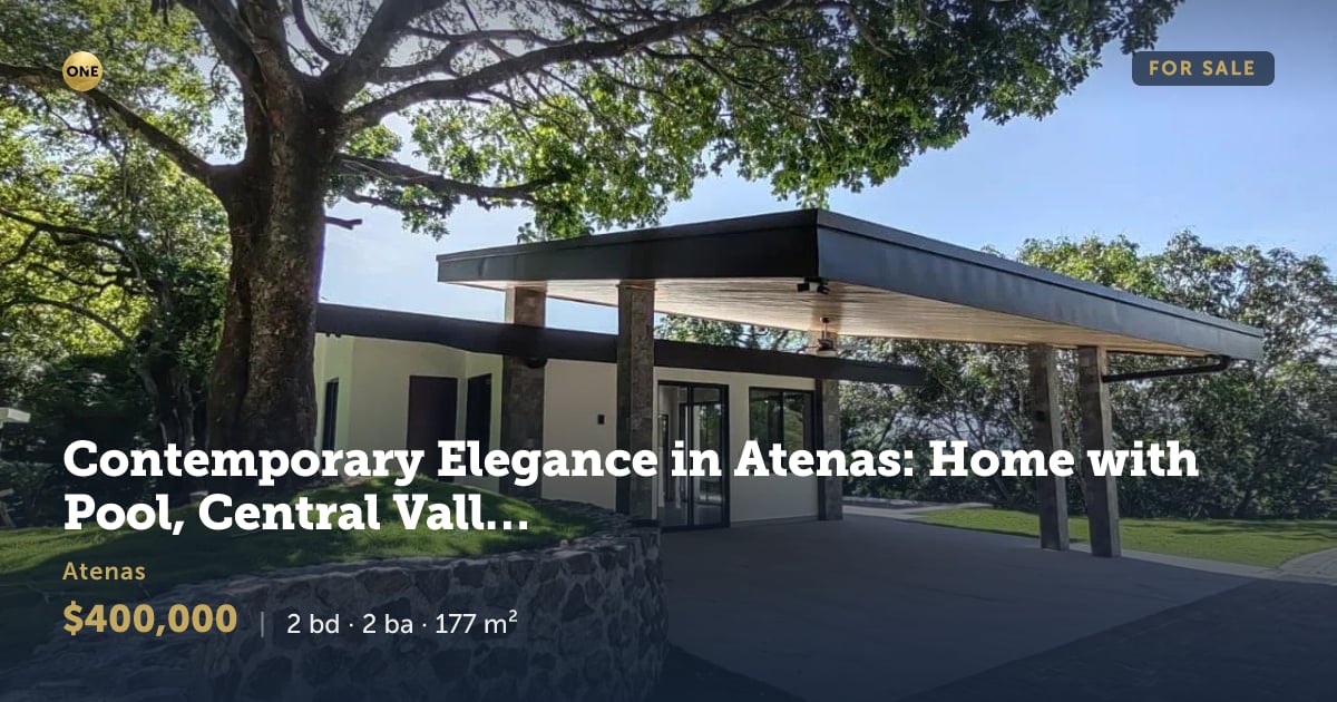 Casa en venta en Atenas, Alajuela