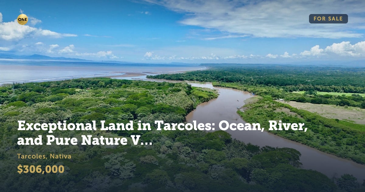Lot for sale in Tárcoles, Puntarenas